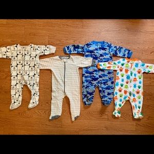 EUC 6-9 months baby boys sleepers lot💙👶🏻